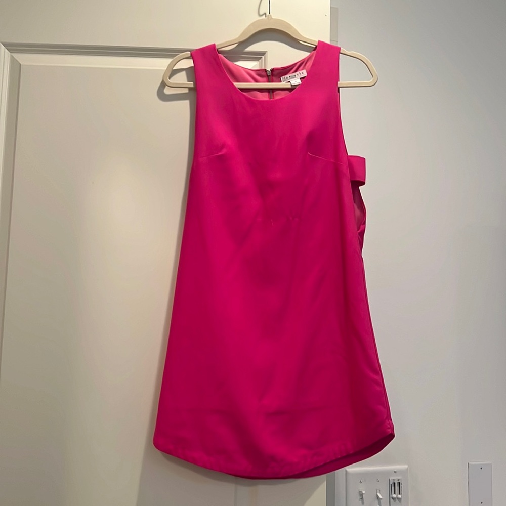 Pink mini dress